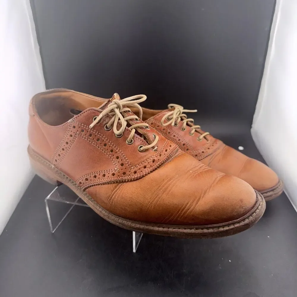 Allen Edmonds Honors Collection Cap Toe Oxford Brown Leather Shoes Men’s 8D USA